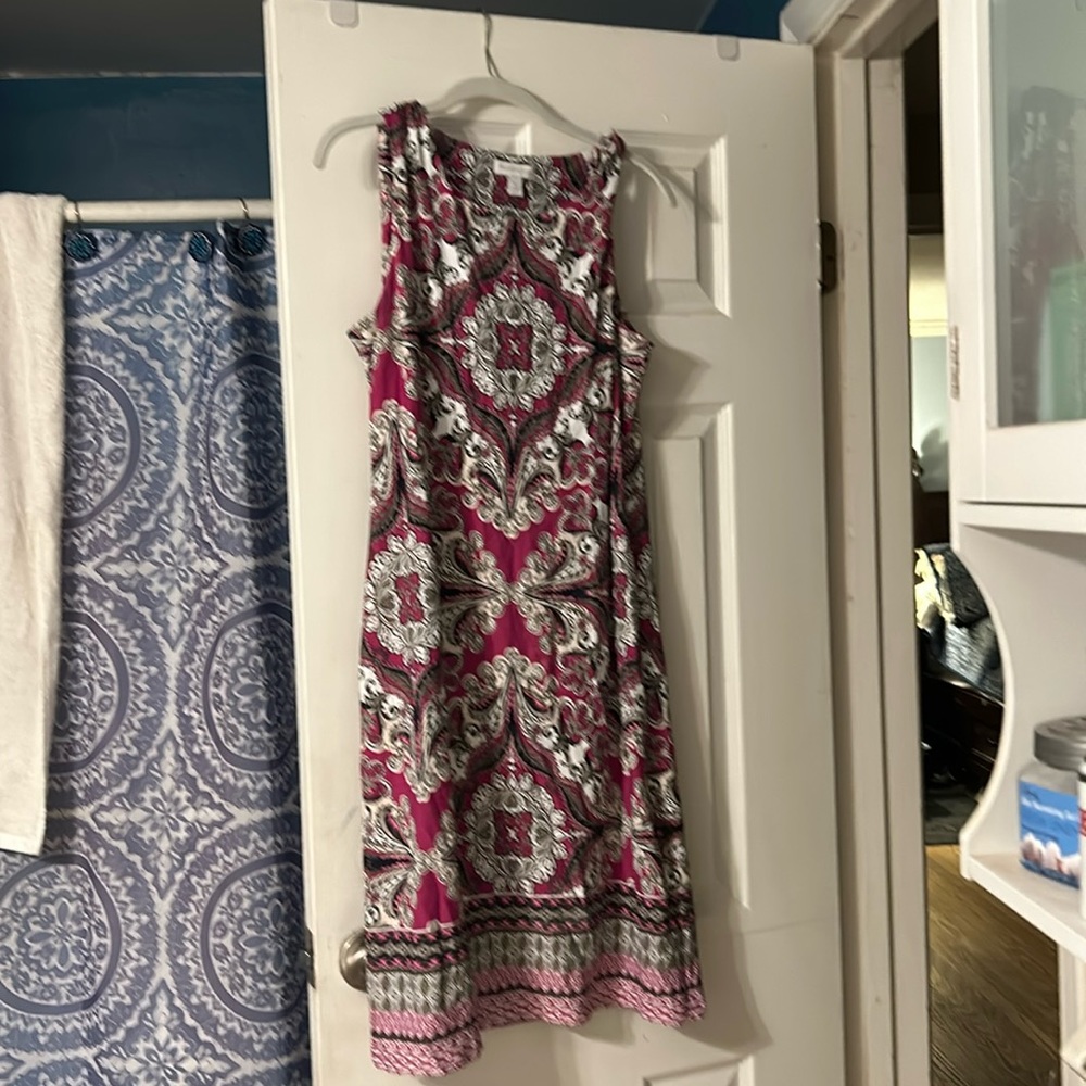 Pink work dress